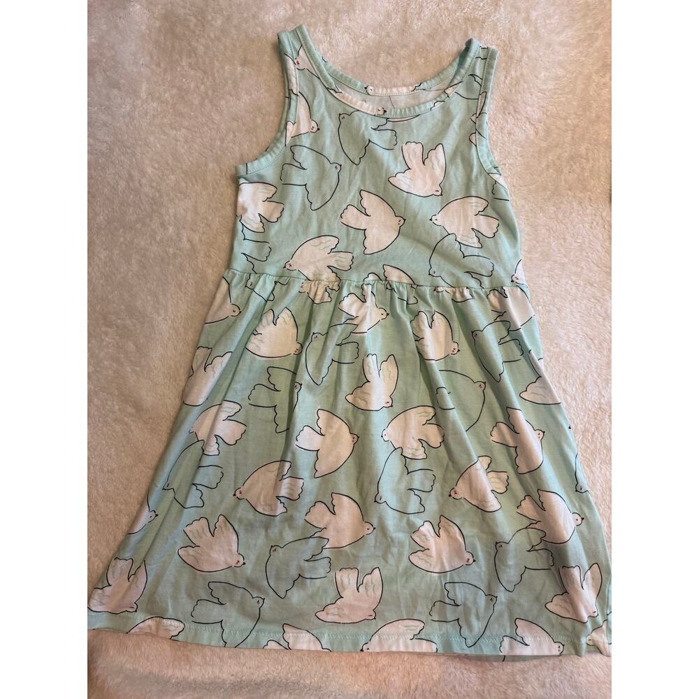 H&M Dove Dress Girls 4T-6